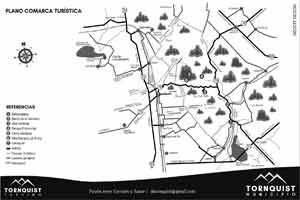 Mapa Comarca de Sierra de la Ventana